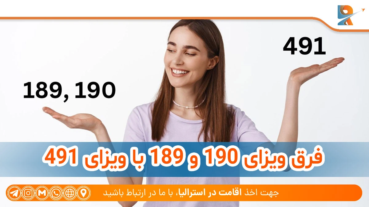مقایسه ویزای مهارتی 189 و 190 با ویزای 491