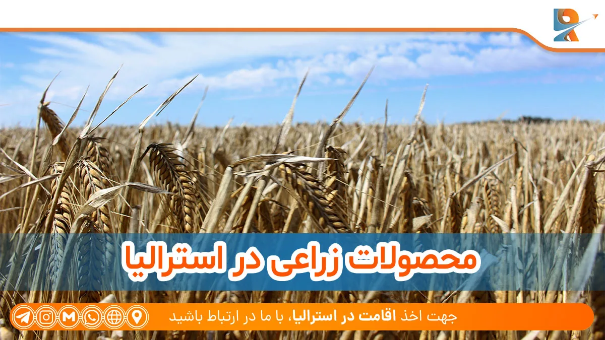 محصولات زراعی از محصولات کشاورزی استرالیا