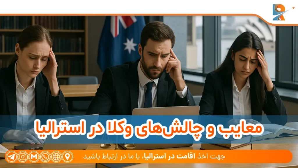 معایب و چالش‌های پیش رو رشته حقوق در استرالیا